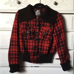 Wet Seal Plaid Jacket